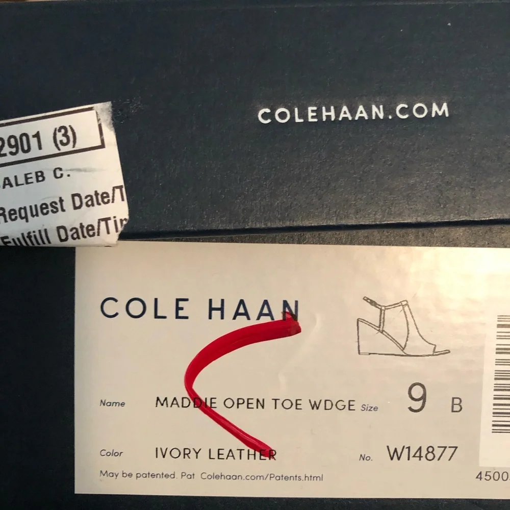 NEW Cole Haan Heels Maddie Wedge Sandals